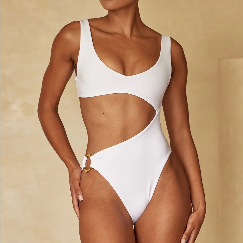 MONDAY SWIMWEAR ST. BARTH'S ONE PIECE - WHITE SIZE P